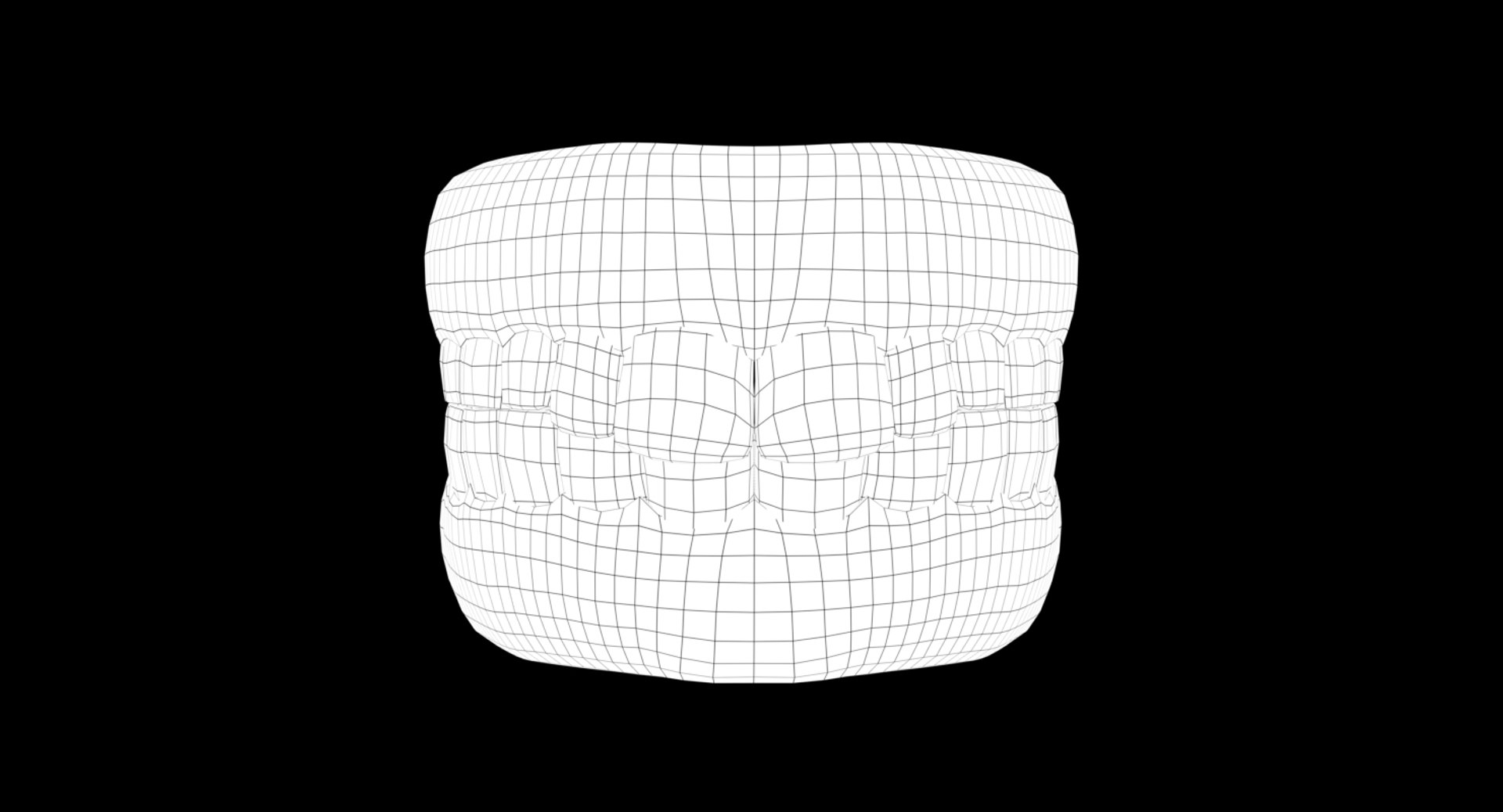 cartoon teeth 3D model https://p.turbosquid.com/ts-thumb/qW/1vTzjo/c9d1I5D5/teeth_wire_00000/jpg/1547188430/1920x1080/fit_q87/2dfdbd1427c4496b1ce14ebb608346ff6ae93416/teeth_wire_00000.jpg