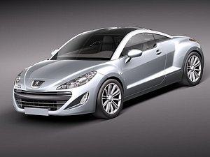 peugeot rcz 2011 sport 3d max