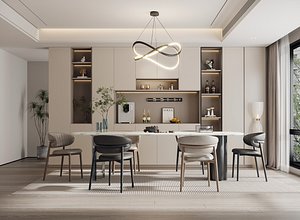 Modern restaurants 3D model