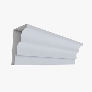 3D Cornice 173 Straight model