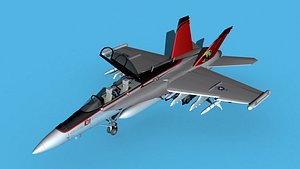 3D model Boeing FA-18F Super Hornet V16