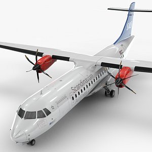 ATR 72 SCANDINAVIAN Airliners L1686 3D model