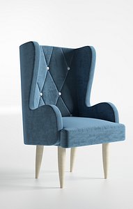 seat blue 3D model