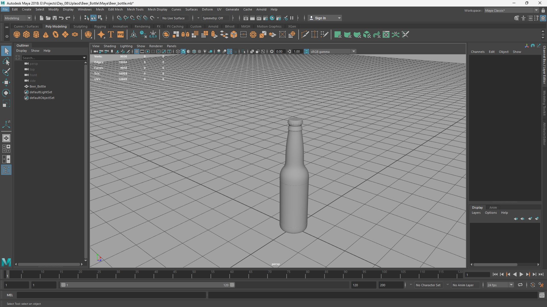 3D Beer Bottle Model - TurboSquid 2282929
