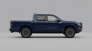 3D Nissan Frontier 2022 model