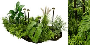 3D model Collection plant vol 409 - blender model
