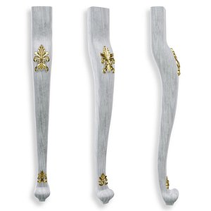 Classical Ornamental Leg-4-Light Wood