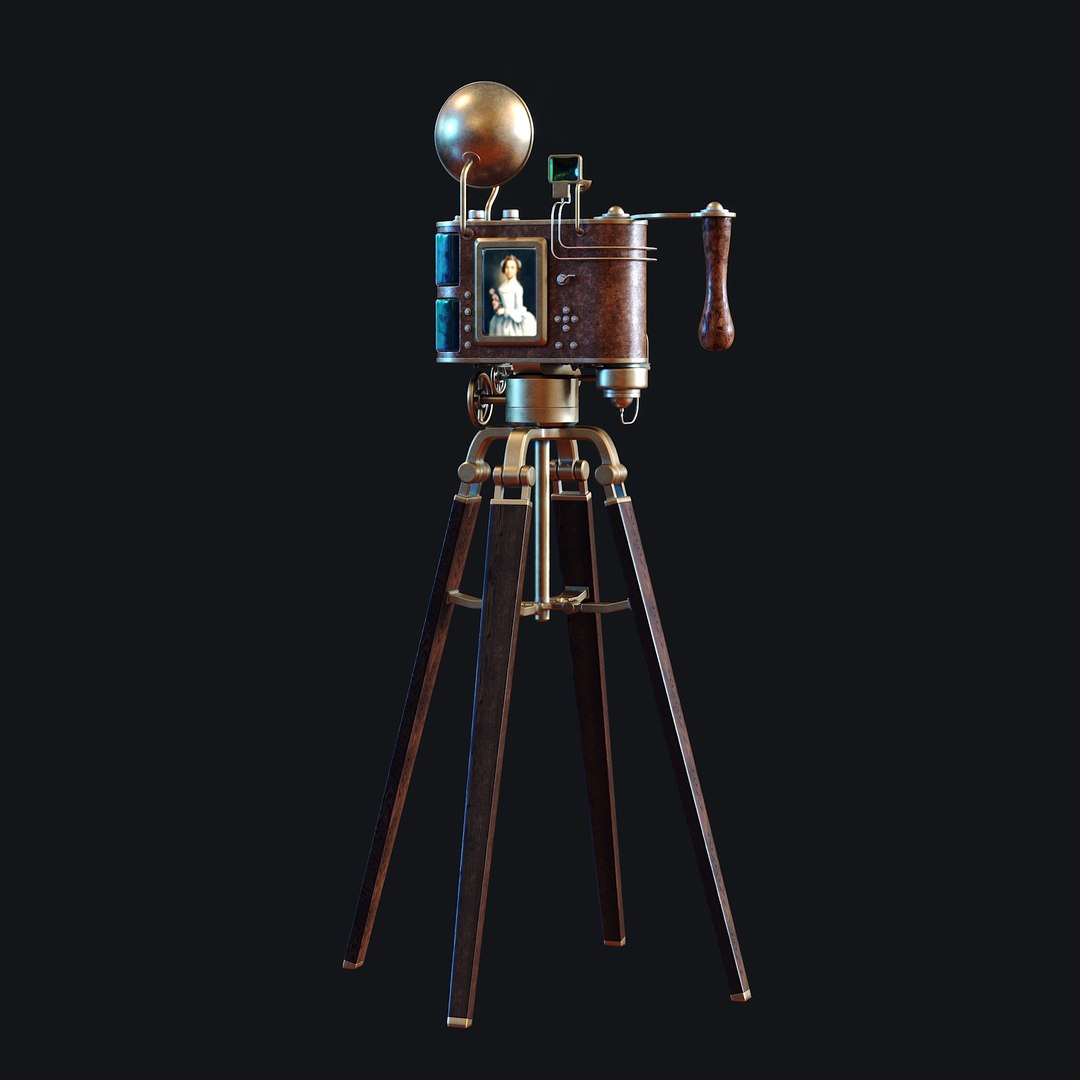 3D Camera Steampunk - TurboSquid 1704335