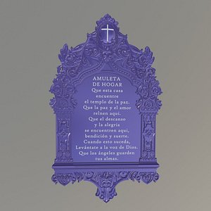 HOUSE AMULET prayer in spanish