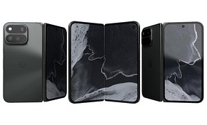 3D Google Pixel 11 Pro Fold Black