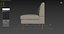Sofá Loveseat Contemporâneo Zinus Jocelyn