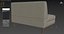 Sofá Loveseat Contemporâneo Zinus Jocelyn