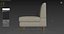 Sofá Loveseat Contemporâneo Zinus Jocelyn