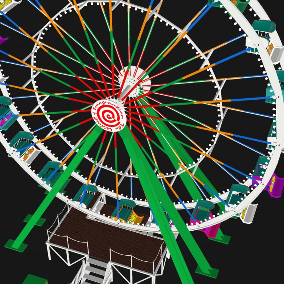 Ferris Wheel 3d Model