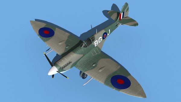 Supermarine Spitfire Mk VIIIb V02 3D - TurboSquid 1925173