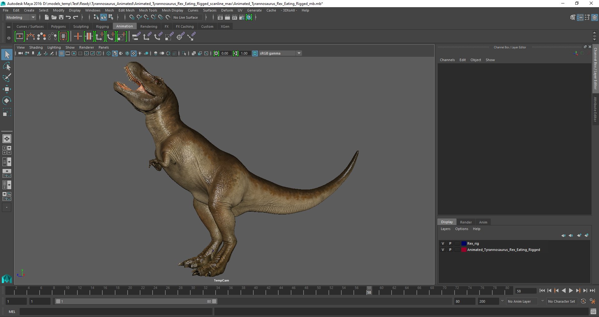 tyrannosaurus rex eating animal 3D https://p.turbosquid.com/ts-thumb/qW/Vc6YlM/vb487MXo/animated_tyrannosaurus_rex_eating_rigged_mb_07/jpg/1590517797/1920x1080/fit_q87/344643834fe19c3ee16ed02c842af72a67924dae/animated_tyrannosaurus_rex_eating_rigged_mb_07.jpg