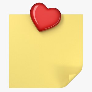 Sticky Note with Magnet PBR