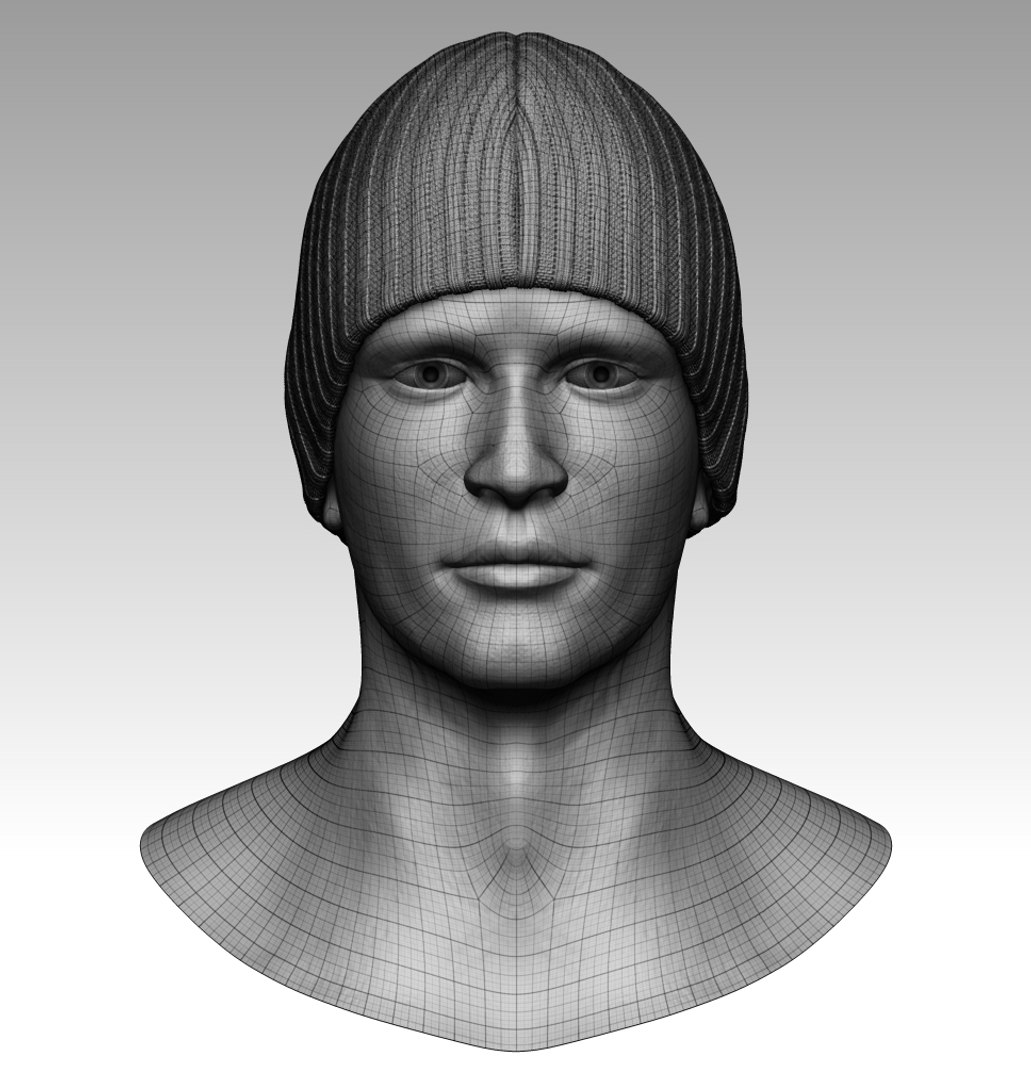 Zbrush Man Head 3D - TurboSquid 1216267