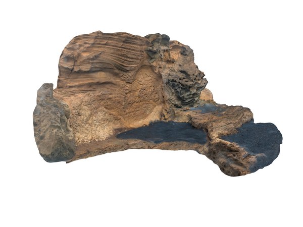 3d model ocean cliffs 16k