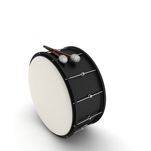musical drum 3d model