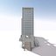 3d model of fuji television headquarters
