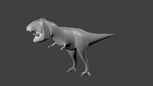 Desenho animado T-Rex colecionável Modelo 3D $19 - .max .obj .ztl - Free3D