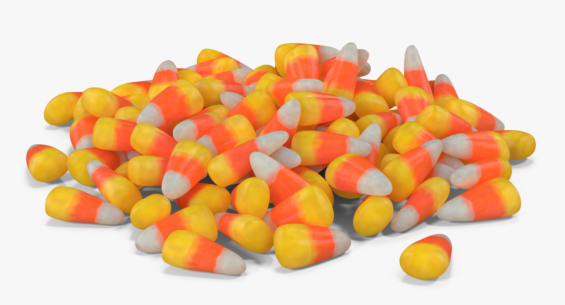 Candy Corn 3 3D Model - TurboSquid 1332103