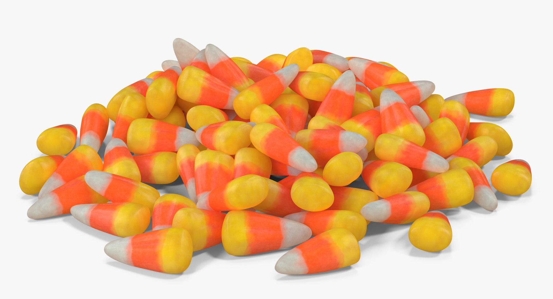 Candy Corn 3 3D Model - TurboSquid 1332103