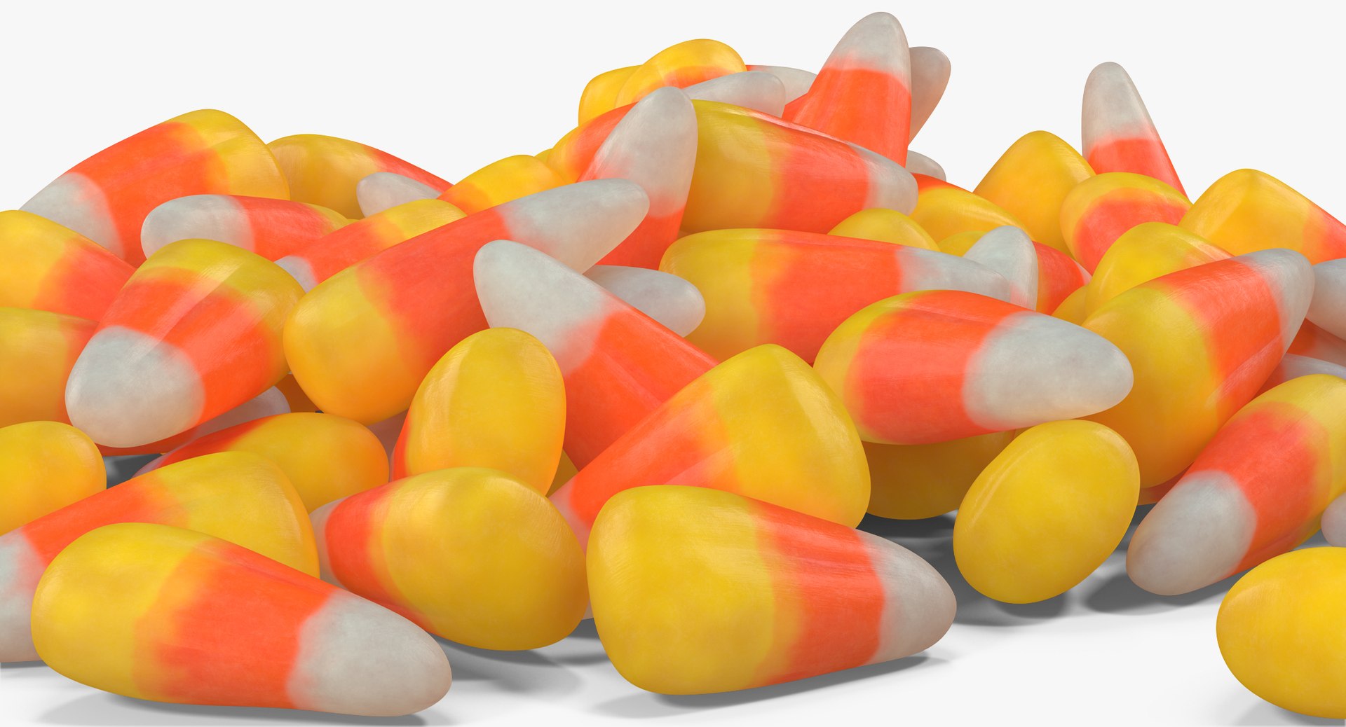Candy Corn 3 3D Model - TurboSquid 1332103