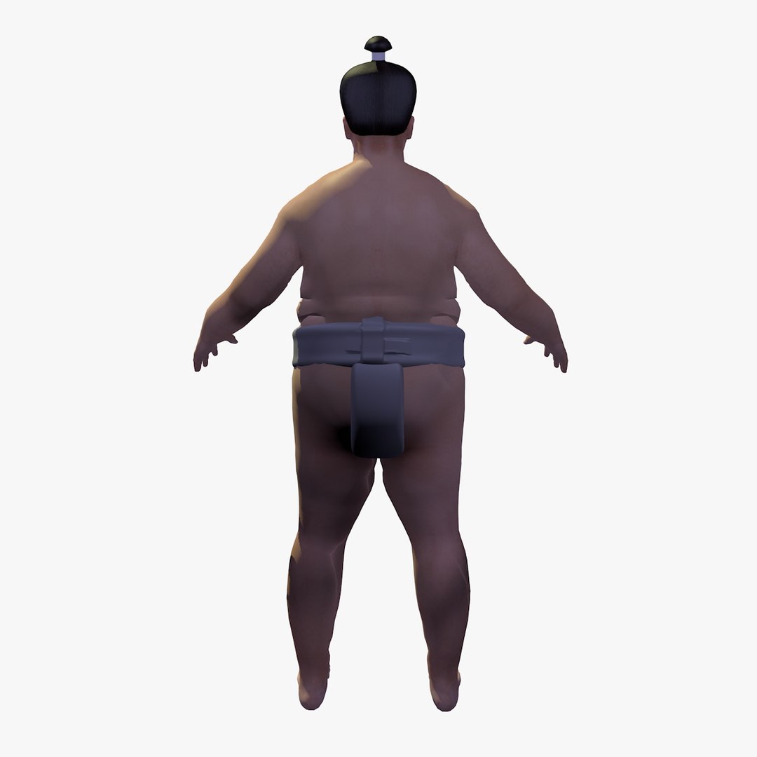 Realistically rigged sumo wrestler model - TurboSquid 1258083