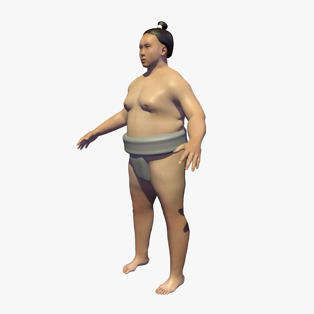 Realistically rigged sumo wrestler model - TurboSquid 1258083