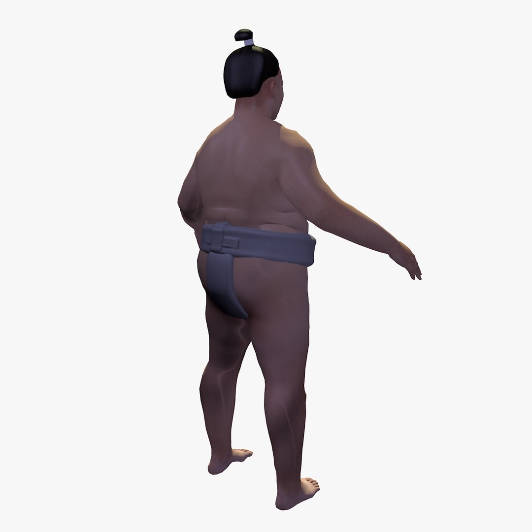 Realistically rigged sumo wrestler model - TurboSquid 1258083
