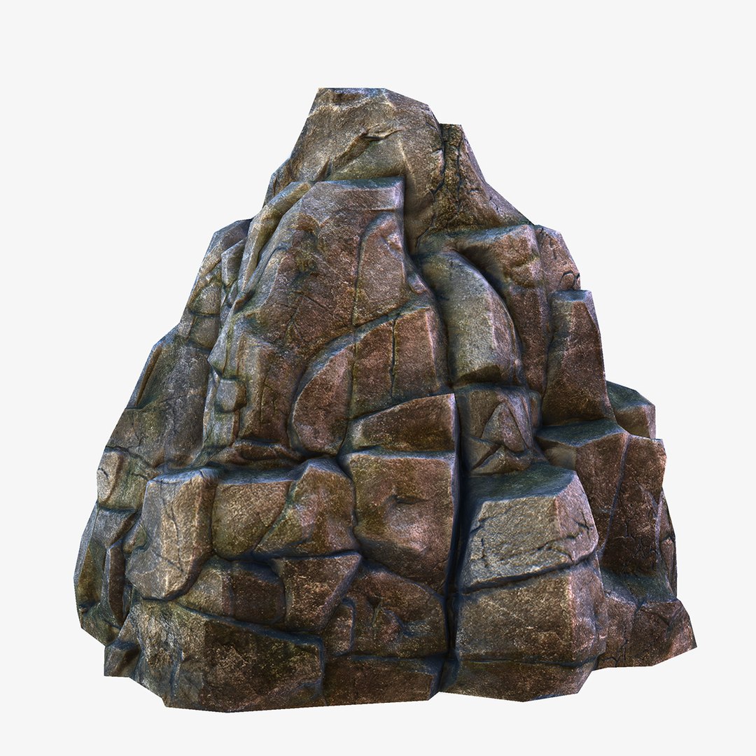 3d Ready Rock Model