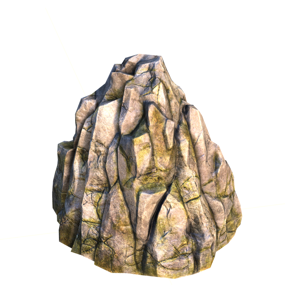 3d Ready Rock Model