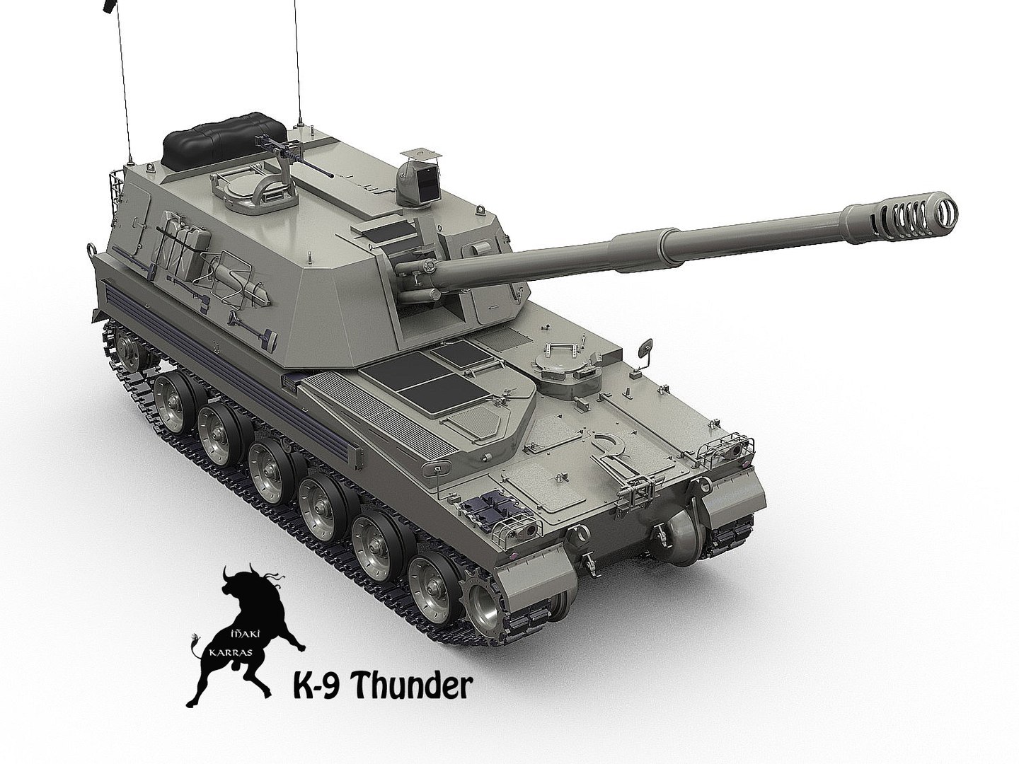 3d Model Of K-9 Thunder