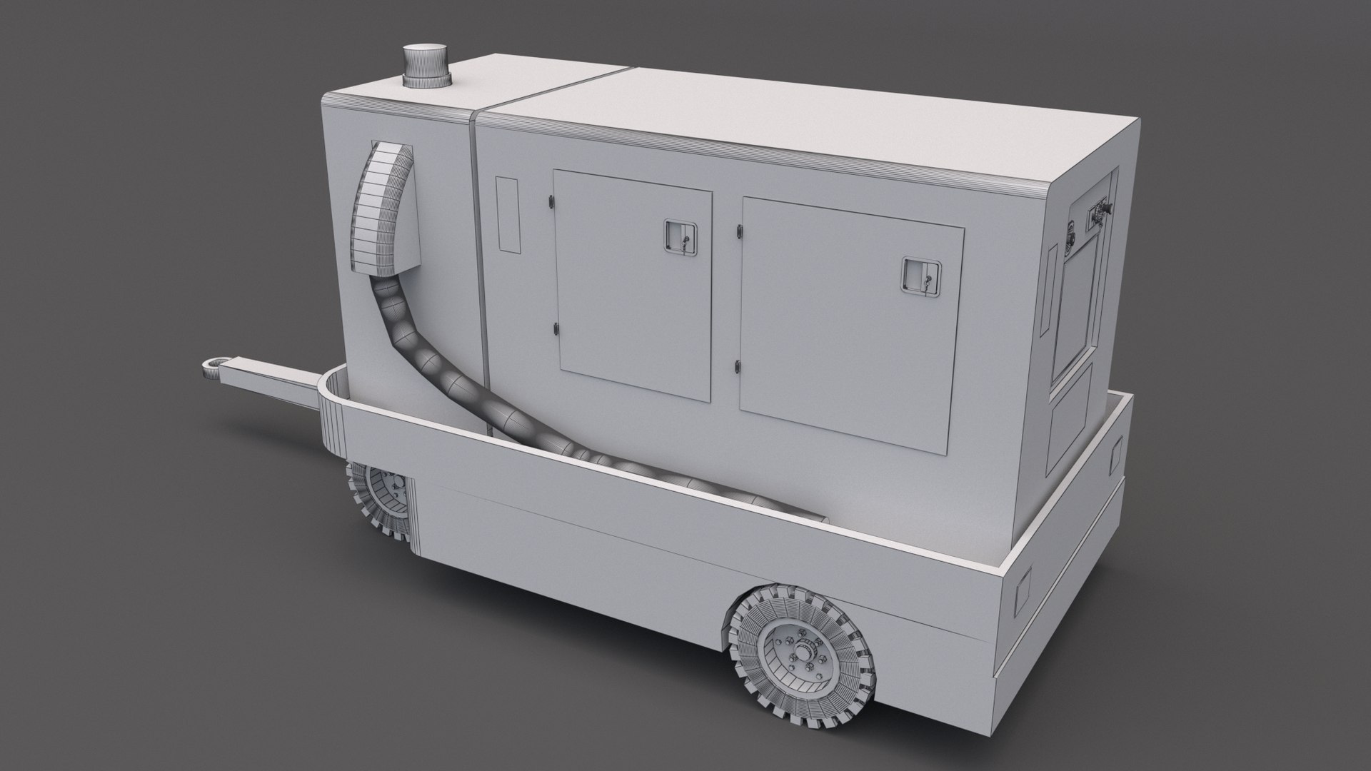 3D ground power unit model - TurboSquid 1523806