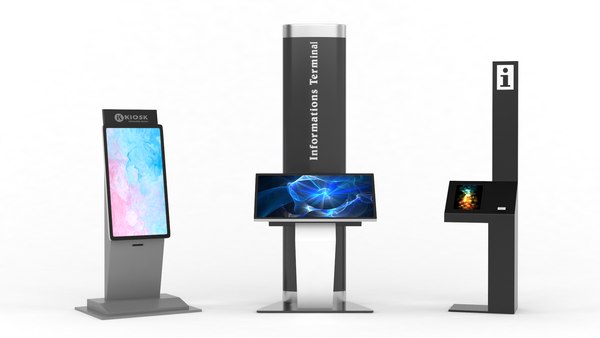 Kiosk info 3D model - TurboSquid 1229103