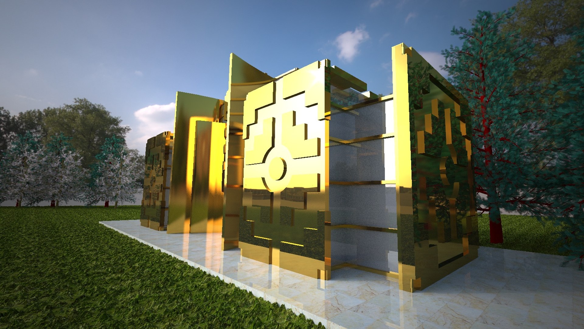 3D inca style building model - TurboSquid 1645629