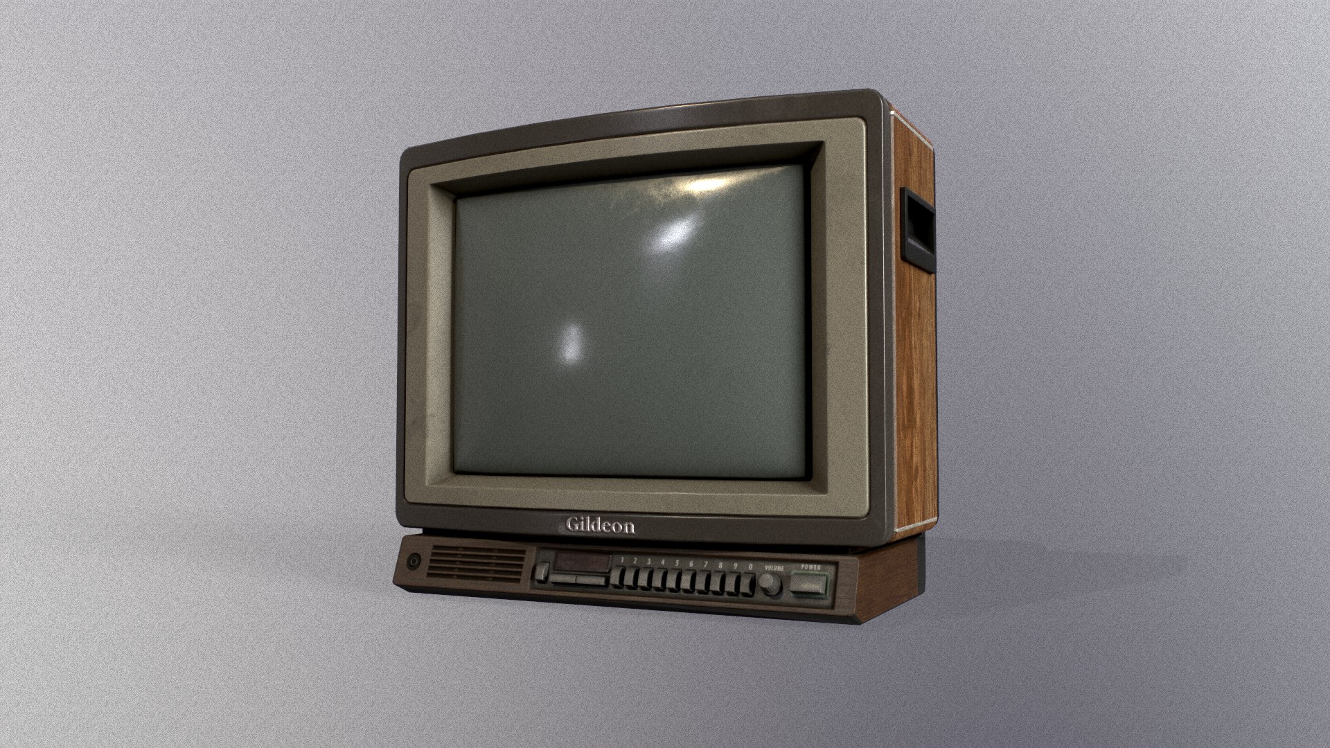 3D Retro TV - TurboSquid 2019047