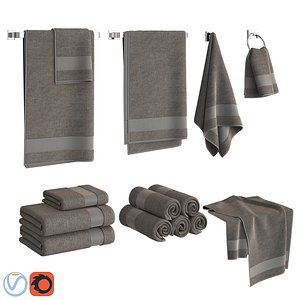 Gray Towels Set