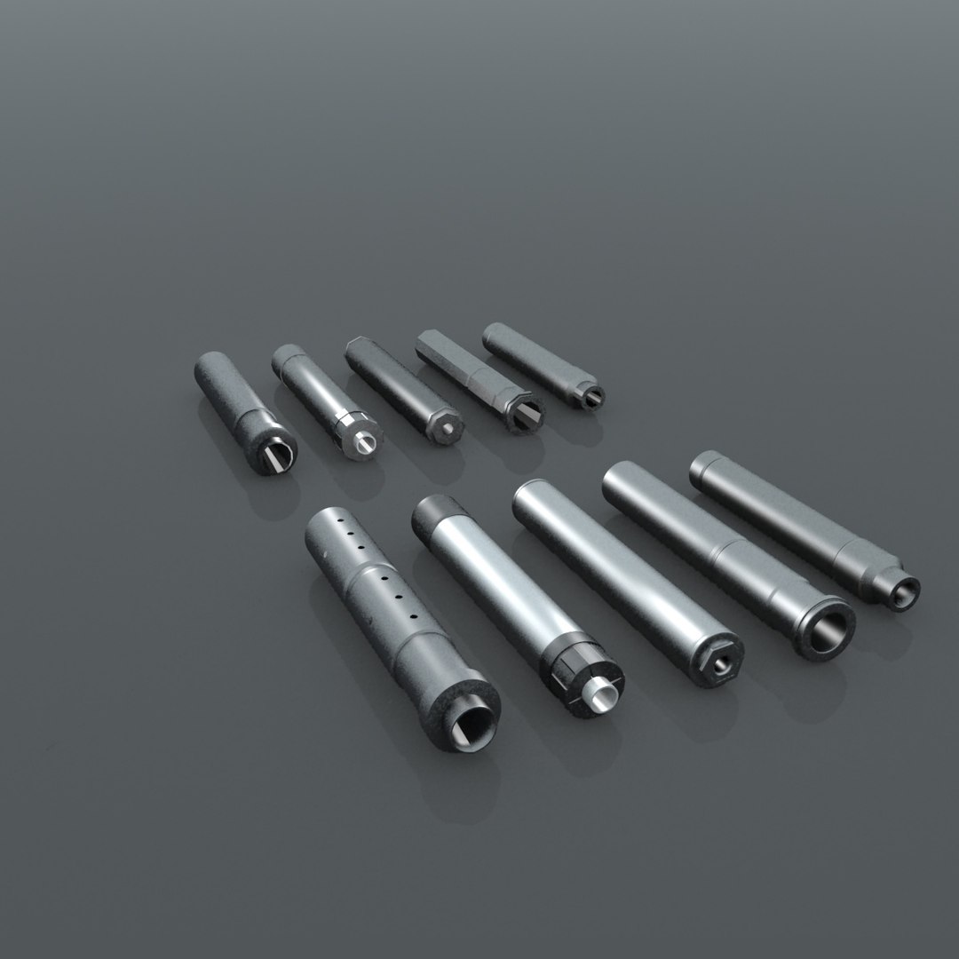 3d Model Pack Silencers