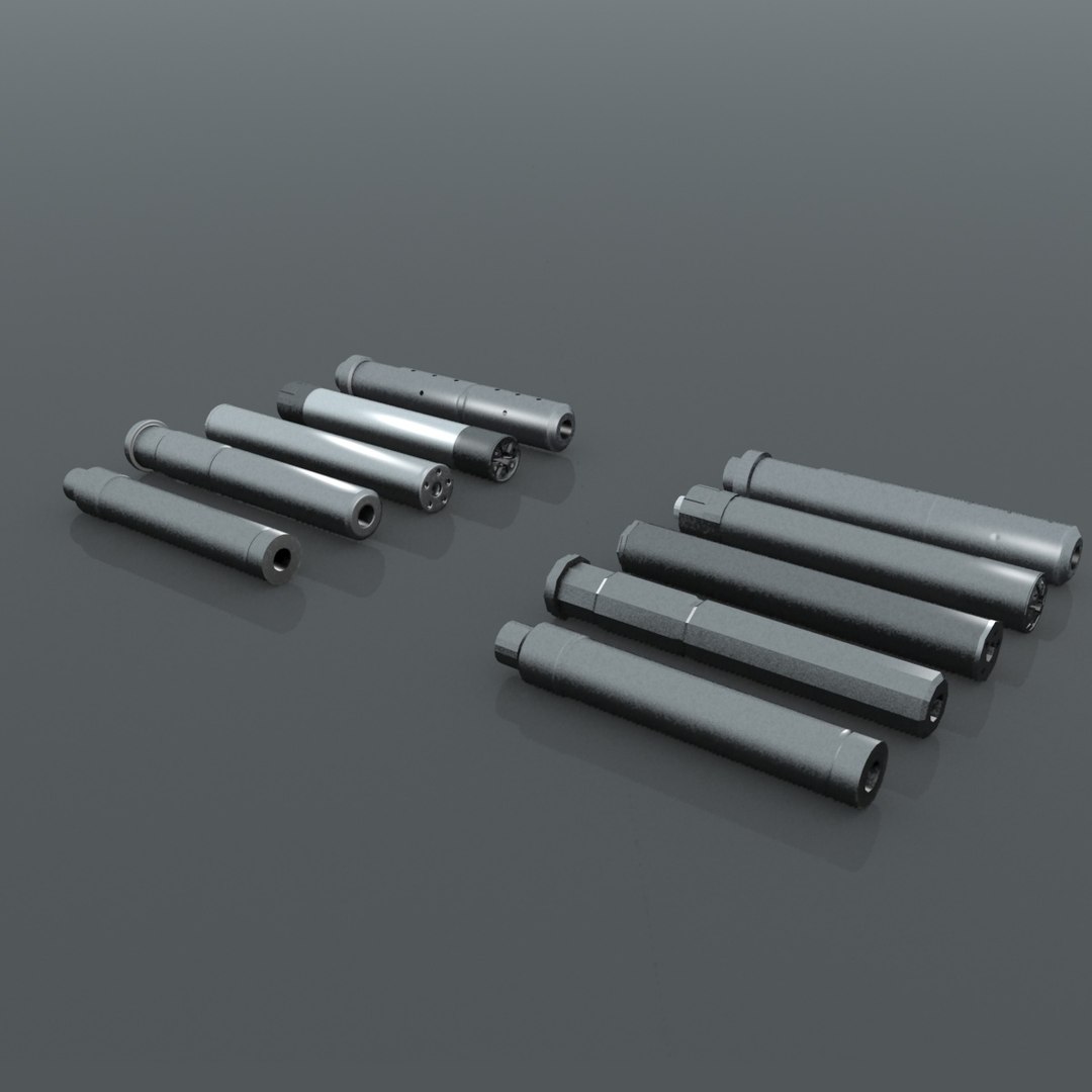 3d Model Pack Silencers