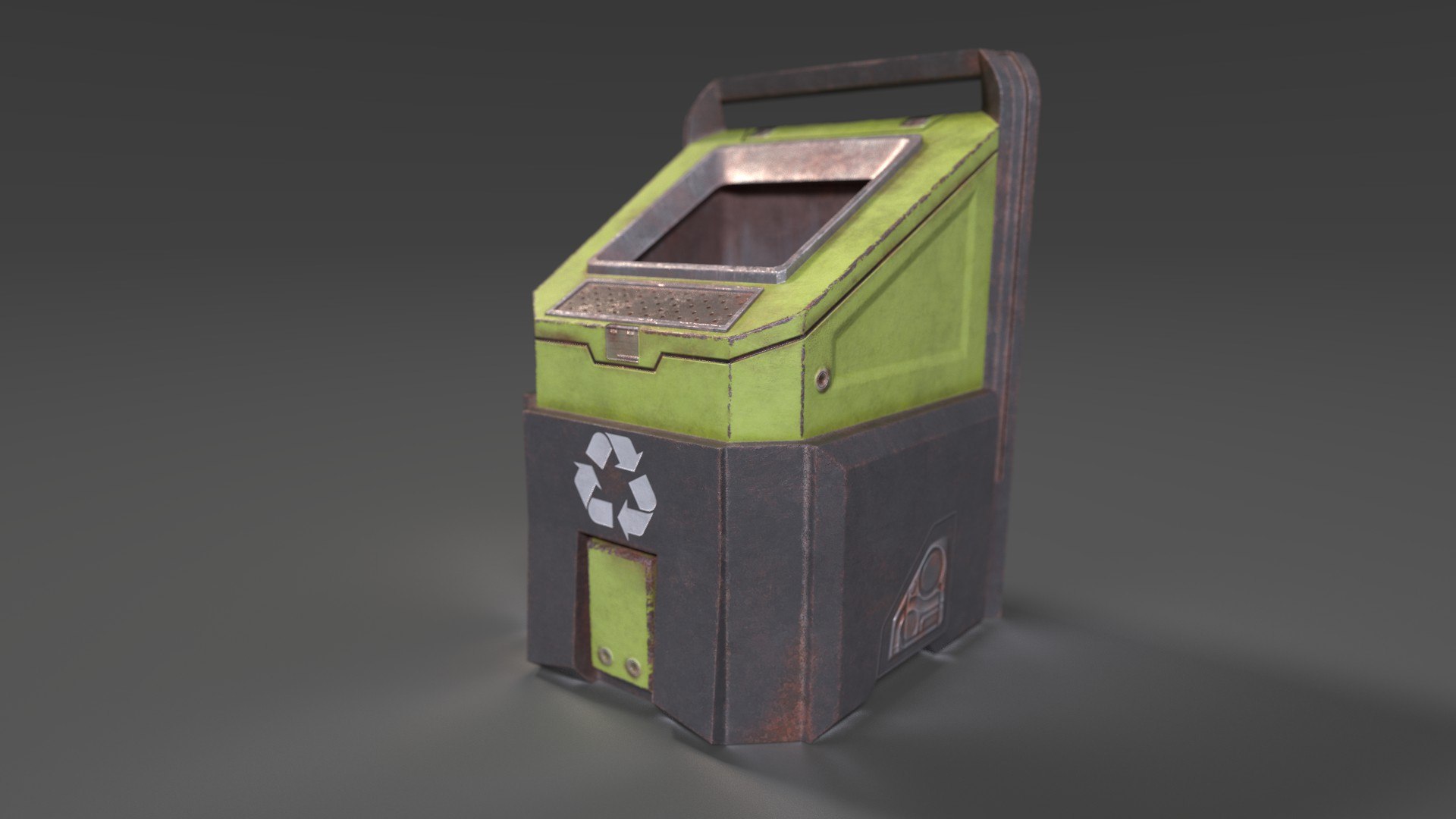 3D Sci-Fi Urn Model - TurboSquid 2014456