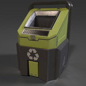 3D Sci-Fi Urn model