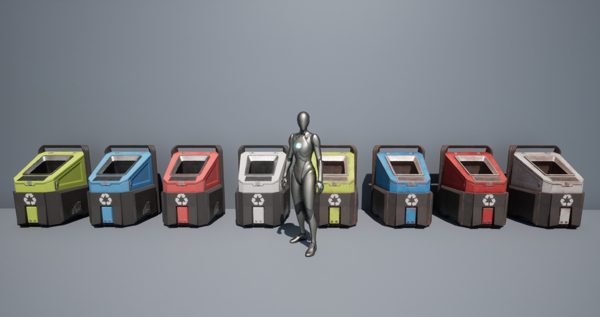 3D Sci-Fi Urn Model - TurboSquid 2014456