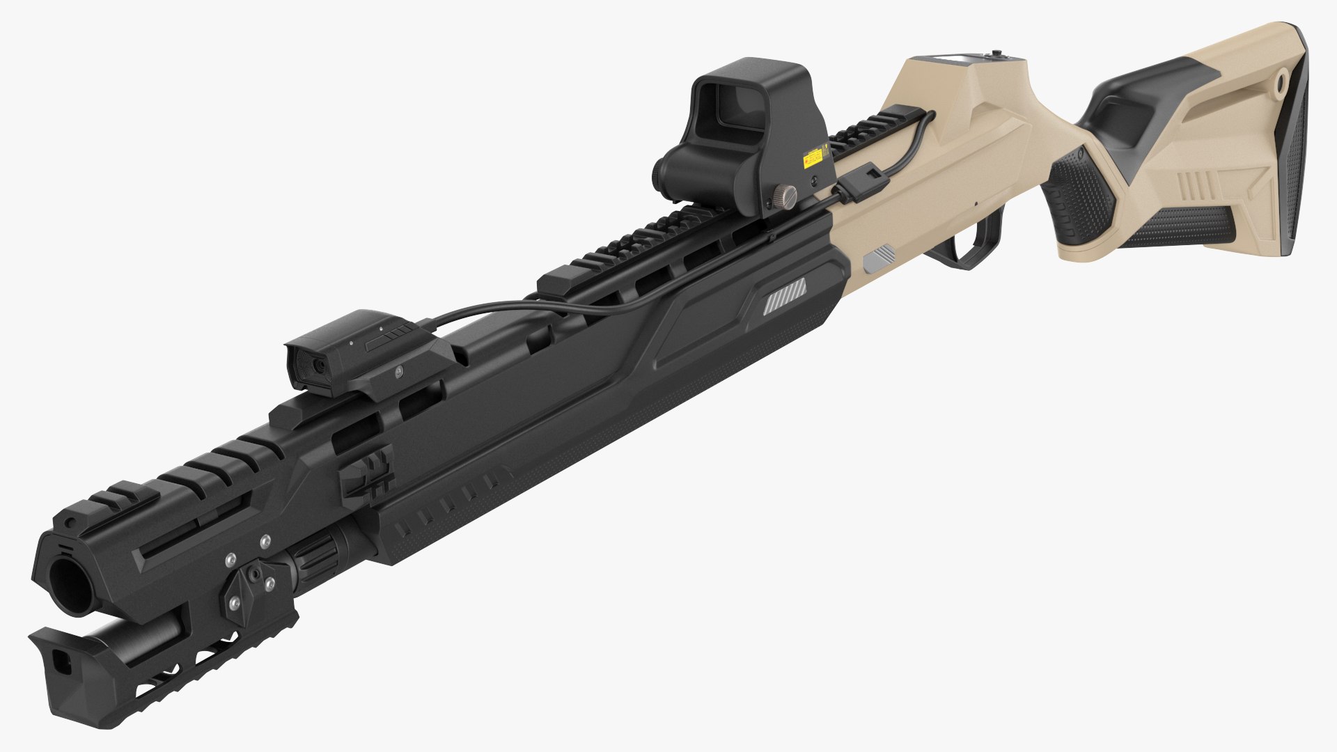Modern Shotgun 3D model preview