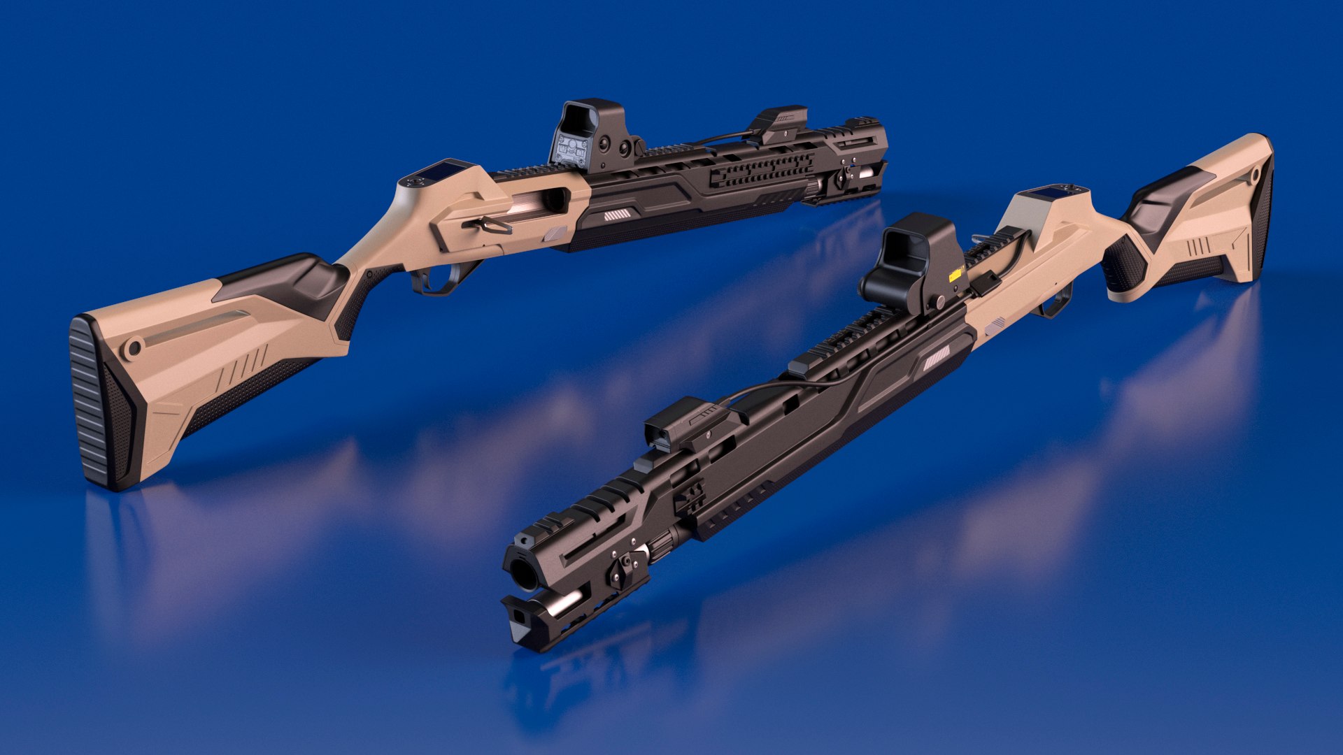 Modern Shotgun 3D https://p.turbosquid.com/ts-thumb/qX/KrbgmC/Pq/modernshotgunc4dmodel009/jpg/1708979835/1920x1080/fit_q87/f4d8096a4a88e735c82e784fc68223fba550be56/modernshotgunc4dmodel009.jpg