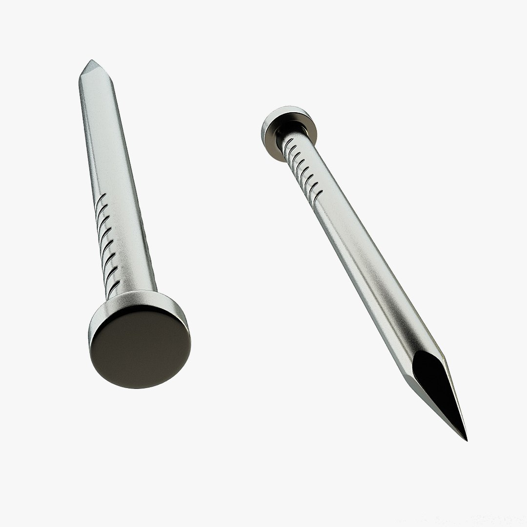nail 3d model https://p.turbosquid.com/ts-thumb/qX/LJ3sro/WkUgyQ2T/4/jpg/1486539335/1920x1080/fit_q87/5997b77dbe7598dc25168577b661c2bd68185ea4/4.jpg