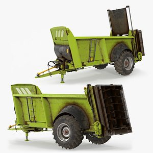 Used Manure Spreader Rigged