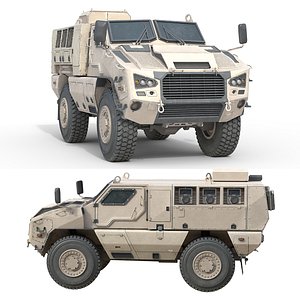 MRAP Mine Resistant Ambush Protected Vehicle 3D model